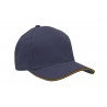 Cap - mod. 4210:Navy, Cotton, Gold